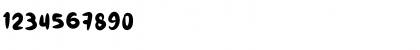 Download Burukuduk Regular Font Numeric Preview