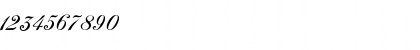 Download ChopinScript Regular Font Numeric Preview