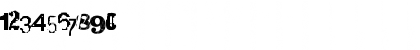 Download Gadetyper Regular Font Numeric Preview
