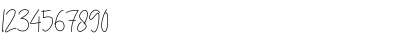 Download Gllibfith Regular Font Numeric Preview