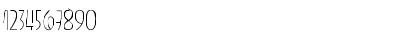 Download Pasto Print Thin Font Numeric Preview