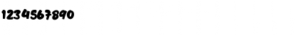 Download Prancer Deer Regular Font Numeric Preview