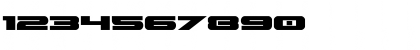 Download Predataur Expanded Expanded Font Numeric Preview