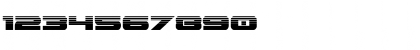 Download Predataur Halftone Regular Font Numeric Preview