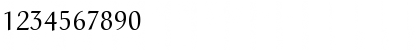 Download Christiana Roman Font Numeric Preview