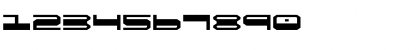 Download QuickGear Expanded Expanded Font Numeric Preview