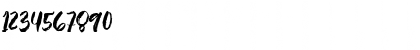 Download Rough Rough Regular Font Numeric Preview