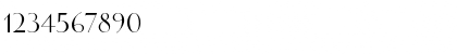 Download Vintage ITC Light Font Numeric Preview