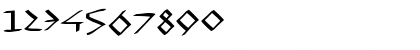 Download VirtualUncialQuillSoft Regular Font Numeric Preview