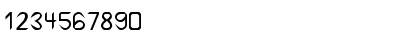 Download VirtuaSSK Regular Font Numeric Preview