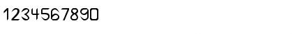Download VirtuaSSK Regular Font Numeric Preview