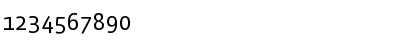 Download VistaSansBook Regular Font Numeric Preview