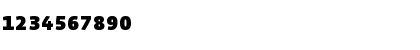 Download VistaSansSCBlack Regular Font Numeric Preview