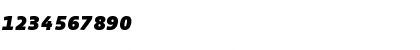 Download VistaSansSCBlackIta Regular Font Numeric Preview