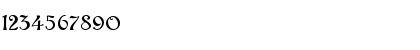 Download VitorioSSK Regular Font Numeric Preview