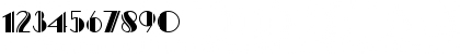Download Vitrono Regular Font Numeric Preview