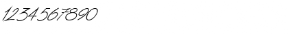 Download Vizier Italic Font Numeric Preview