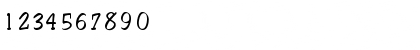 Download VNIDisney Normal Font Numeric Preview