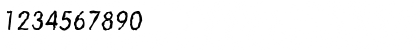 Download VolkswagenRandom Italic Font Numeric Preview