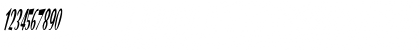 Download VTC Optika Italic Font Numeric Preview