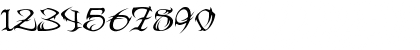 Download VTC Tribal Regular Font Numeric Preview