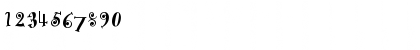 Download ChristyMarie Regular Font Numeric Preview