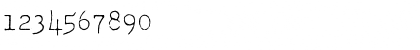 Download VTypewriter Regular Font Numeric Preview