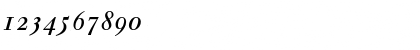 Download Walbaum OldStyle SSi Italic Oldstyle Figures Font Numeric Preview