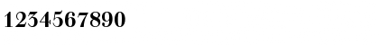 Download WalbaumBucTMed Regular Font Numeric Preview