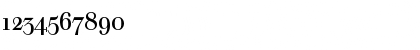 Download WalbaumDisplaySmc Regular Font Numeric Preview