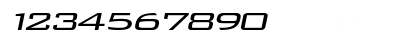 Download WallStreetExtended Italic Font Numeric Preview