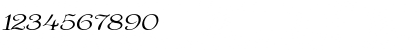 Download WaltersExtended Italic Font Numeric Preview