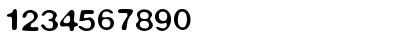 Download Warp 1 Regular Font Numeric Preview