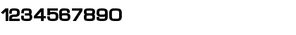 Download Waukegan LDO Extended Black Regular Font Numeric Preview