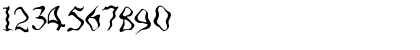 Download Wave Regular Font Numeric Preview