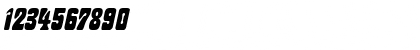 Download WavyOrnamentalCondensed Oblique Font Numeric Preview