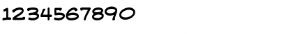 Download WebLetterer BB Regular Font Numeric Preview