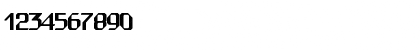 Download WedgieSSK Bold Font Numeric Preview