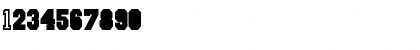 Download Chunks 1 Regular Font Numeric Preview