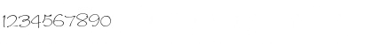 Download WendyLP-Light Light Font Numeric Preview