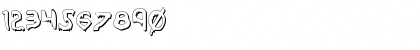 Download Were-Beast Shadow Regular Font Numeric Preview