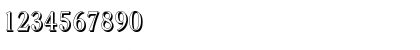 Download WesleyBeckerShadow Regular Font Numeric Preview