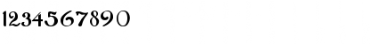 Download QTWestEnd Regular Font Numeric Preview