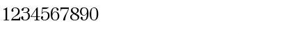 Download Westend Regular Font Numeric Preview