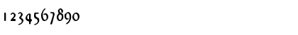 Download WestminsterNarrow Regular Font Numeric Preview