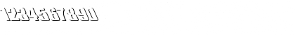 Download What A-Relief Extreme Lefti Regular Font Numeric Preview