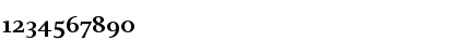 Download Whitman-BoldOsF Regular Font Numeric Preview