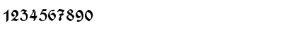 Download WieynkFraktur Bold Font Numeric Preview