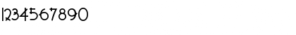 Download WigwamNF Regular Font Numeric Preview