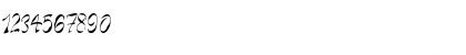 Download Wild Thing Plain Font Numeric Preview